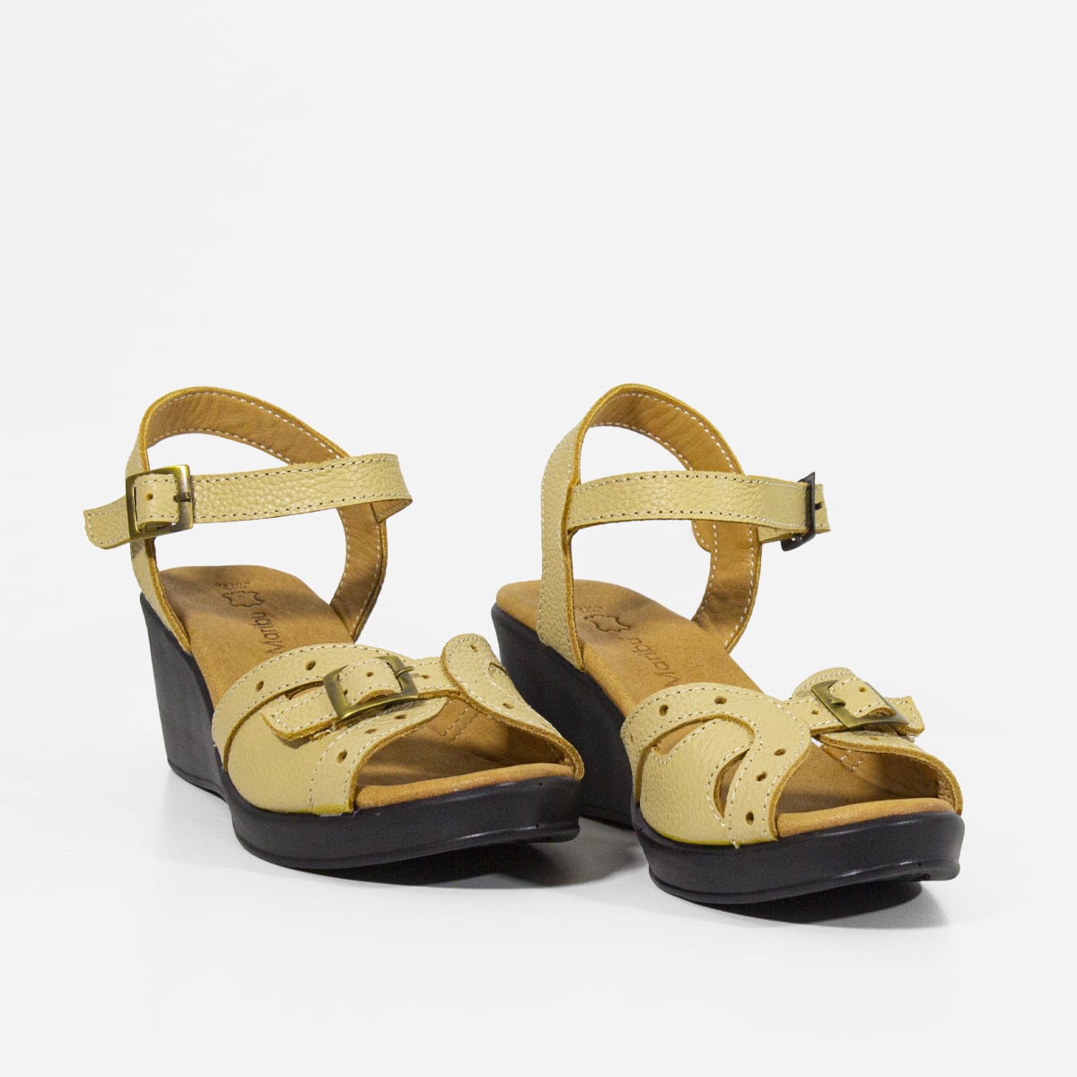 SANDALIAS MUJER MARIBU CUERO NATURAL 751 - 3