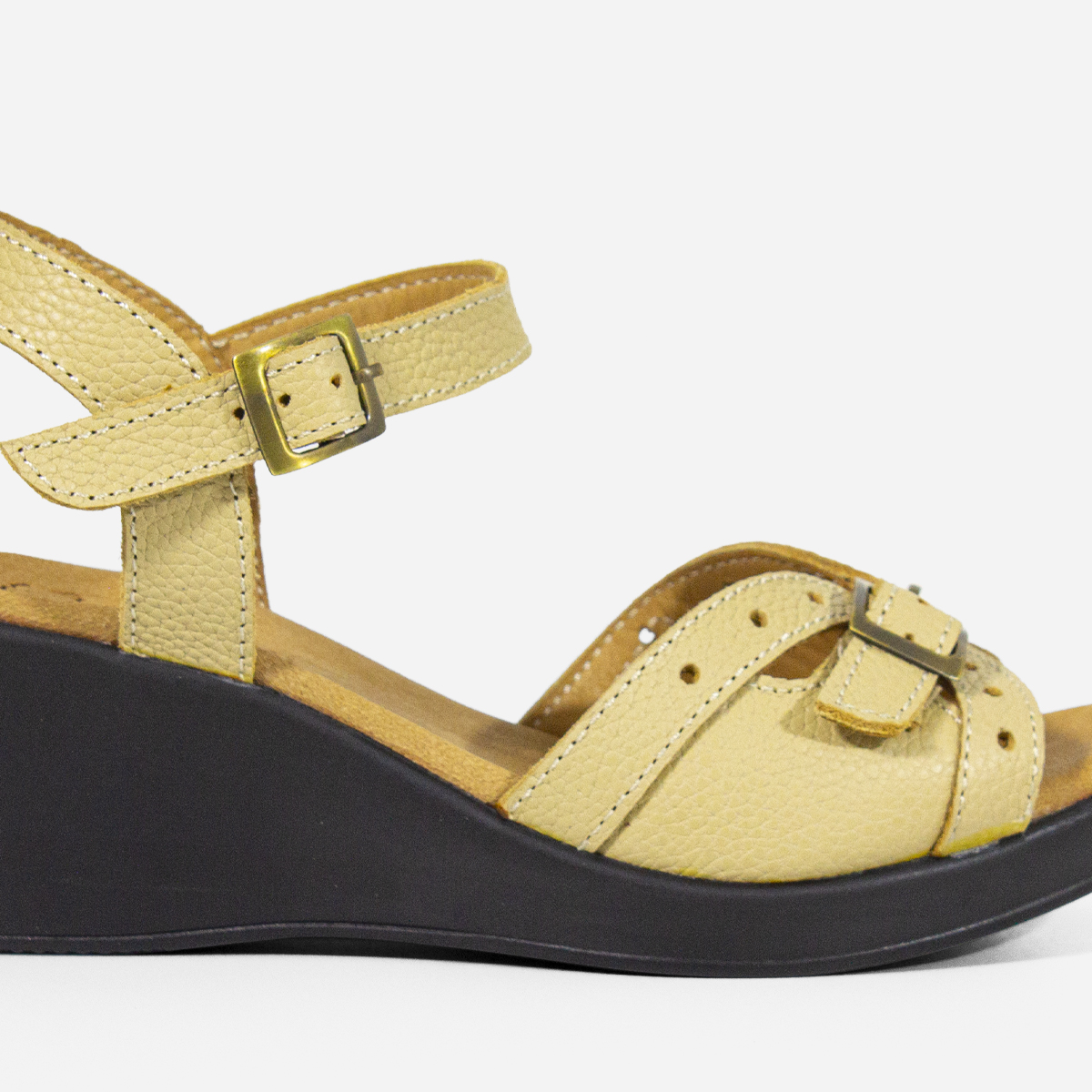 SANDALIAS MUJER MARIBU CUERO NATURAL 751 - 5