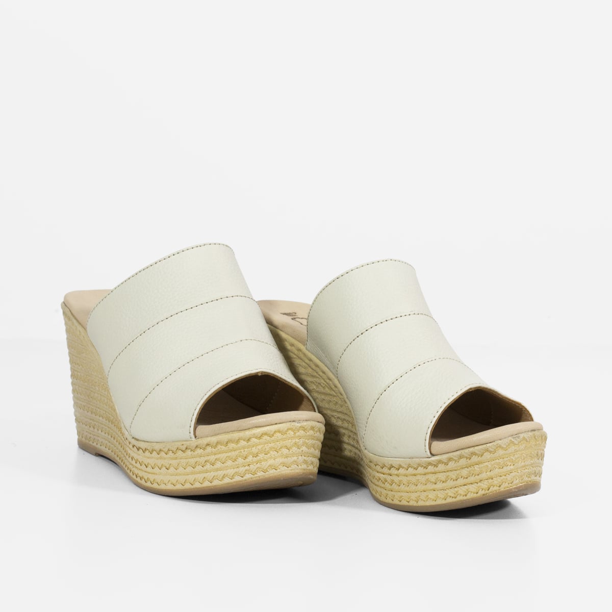 SANDALIAS MUJER MARIBU CUERO HUESO 840 - 3