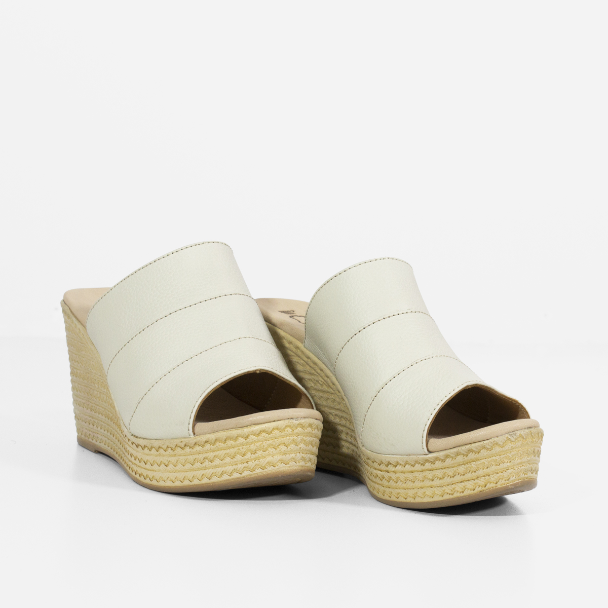 SANDALIAS MUJER MARIBU CUERO HUESO 840 - 3