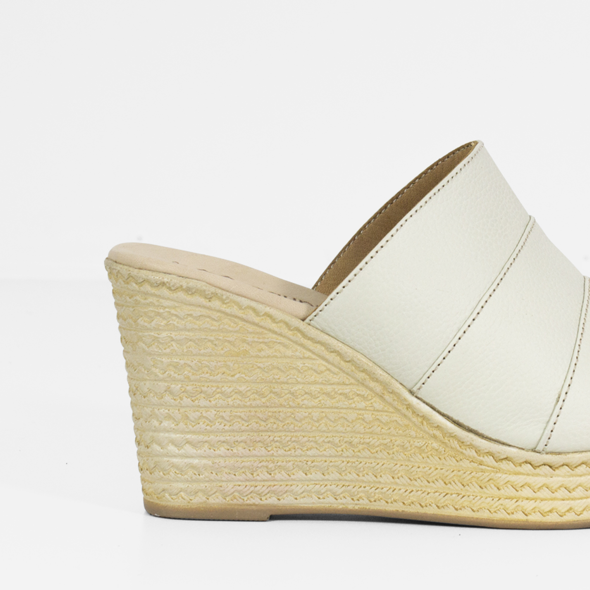 SANDALIAS MUJER MARIBU CUERO HUESO 840 - 5