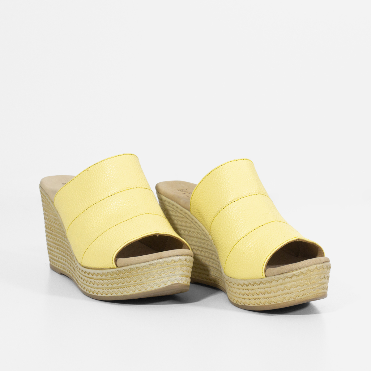 SANDALIAS MUJER MARIBU CUERO AMARILLO 840 - 3
