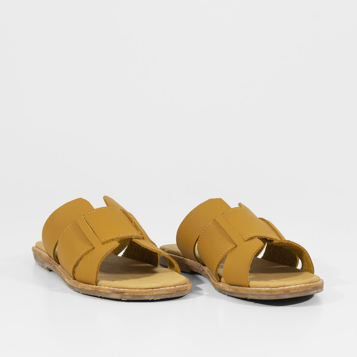 SANDALIAS MUJER MARIBU CUERO NATURAL 1005 - 3