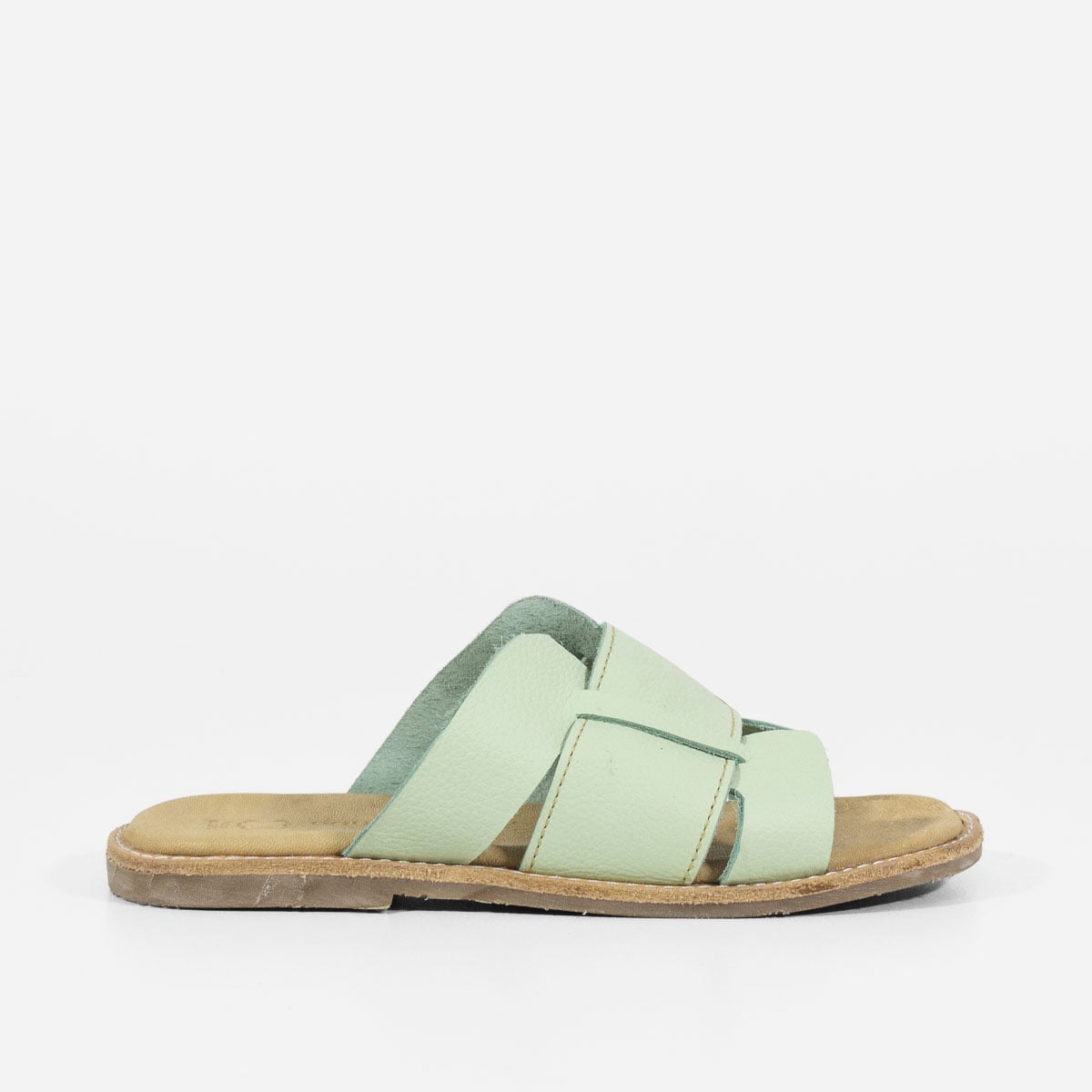 SANDALIAS MUJER MARIBU CUERO MENTA 1005 - 2