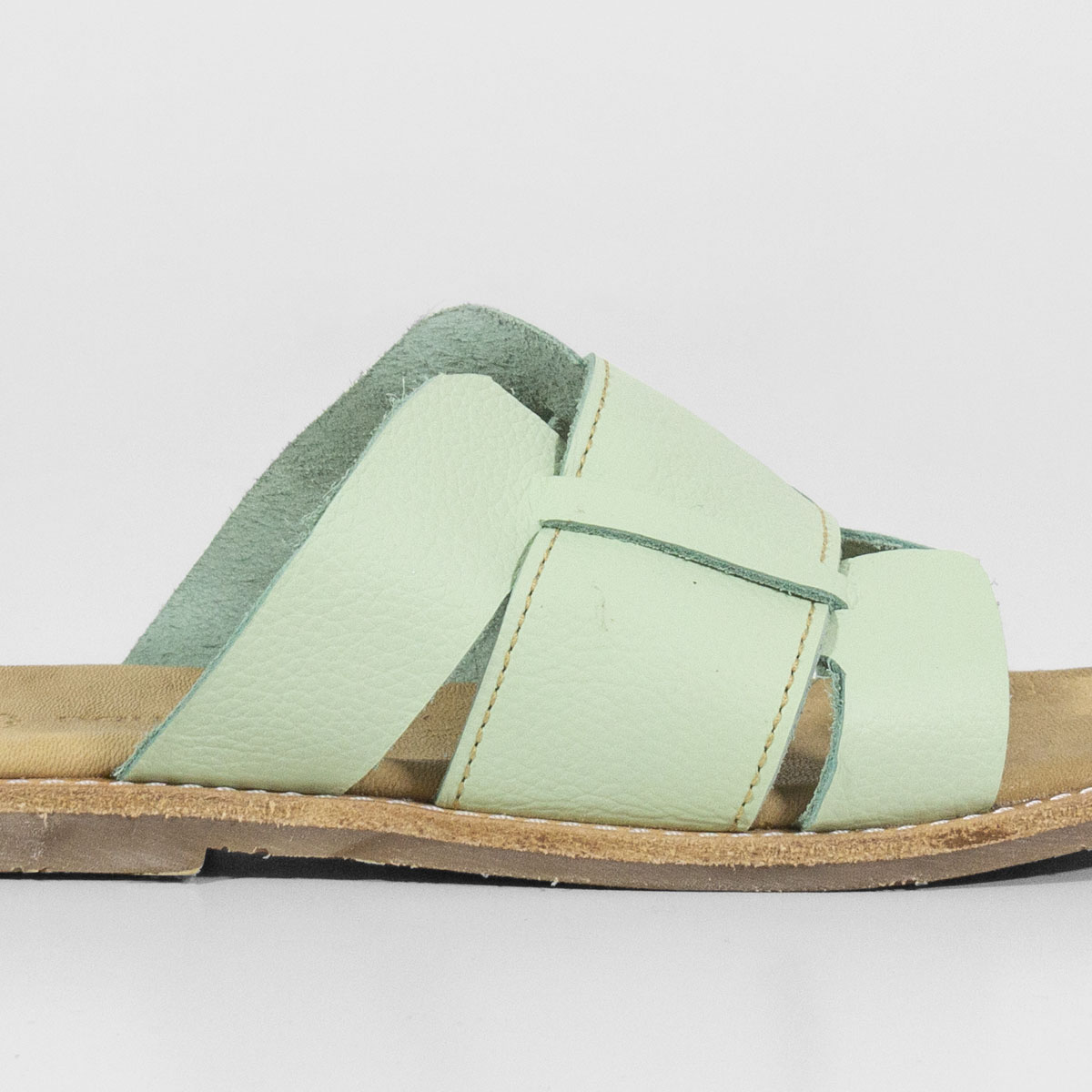 SANDALIAS MUJER MARIBU CUERO MENTA 1005 - 5