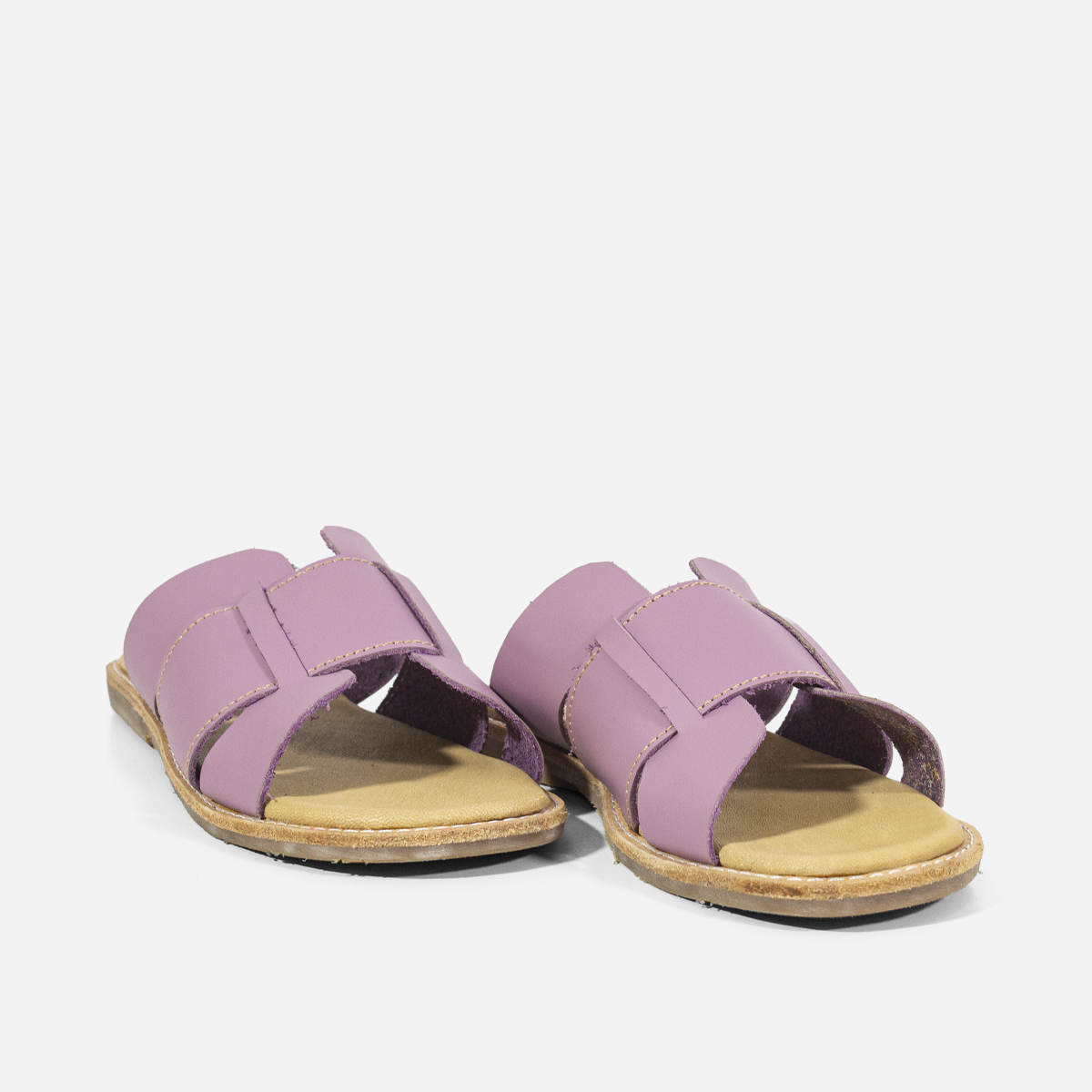 SANDALIAS MUJER MARIBU CUERO LILA 1005 - 3