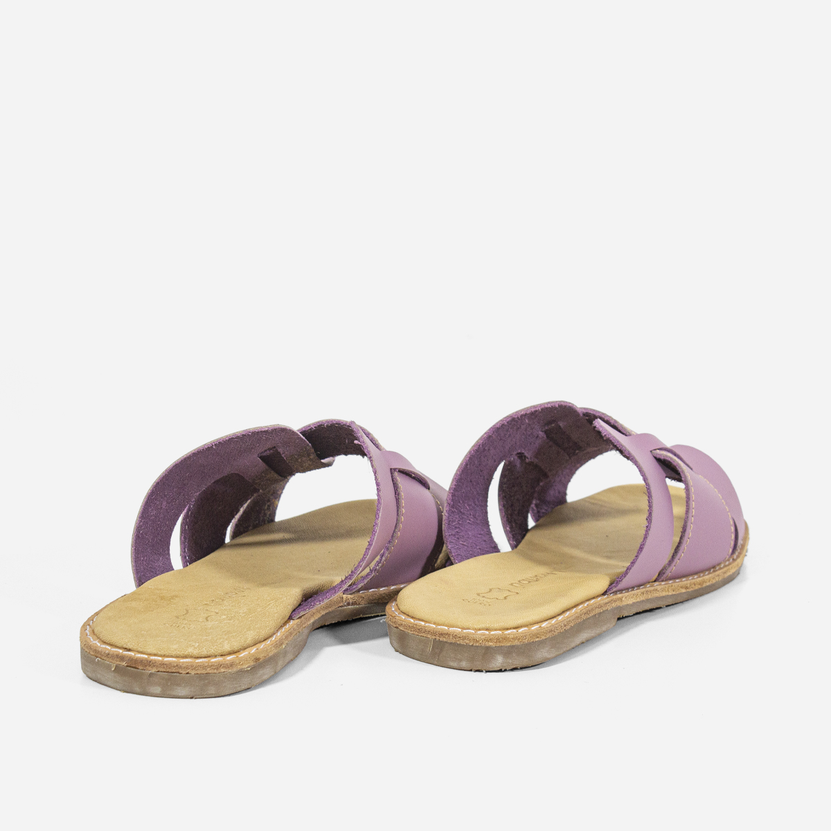 SANDALIAS MUJER MARIBU CUERO LILA 1005 - 4