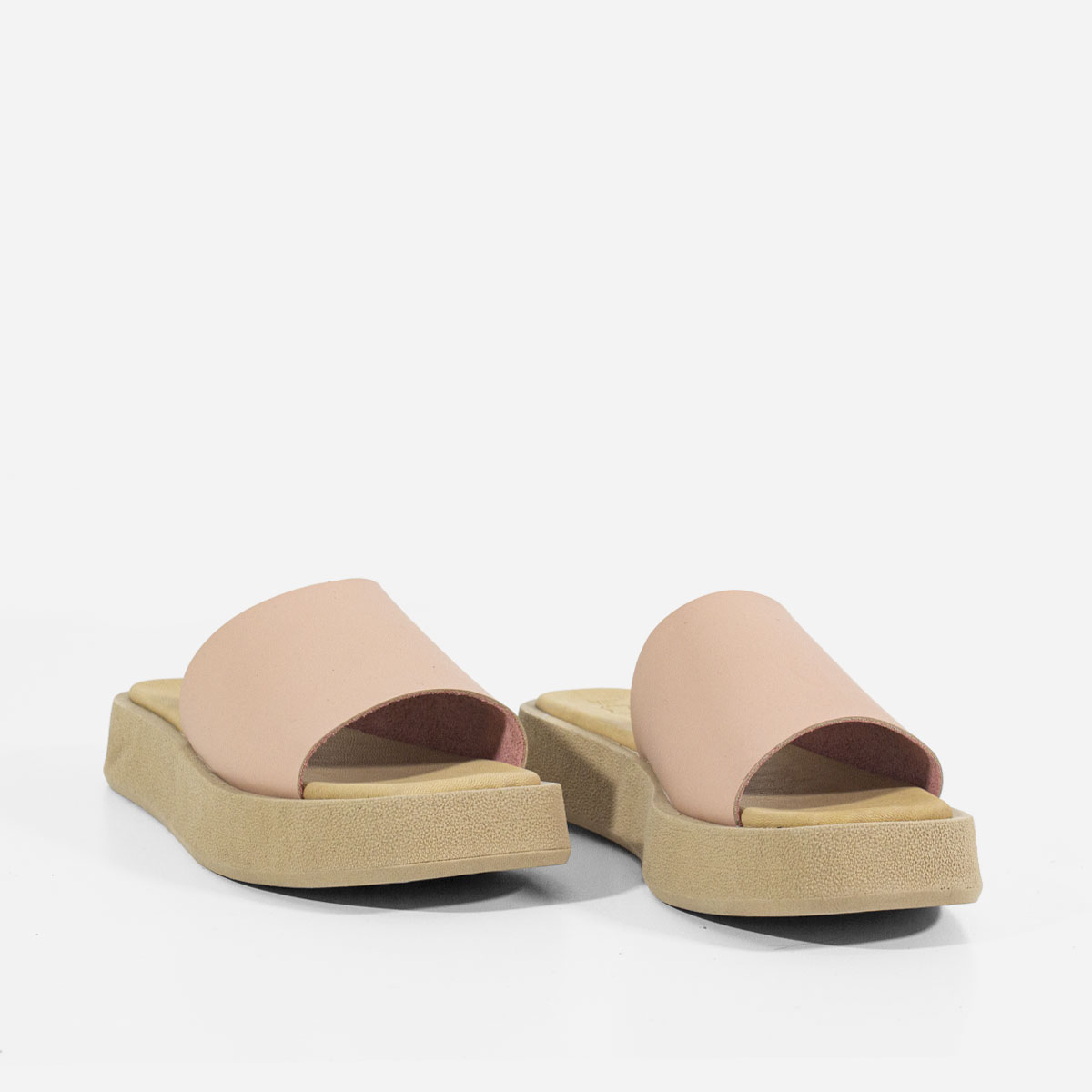 SANDALIAS MUJER MARIBU CUERO NUDE 1006 - 3