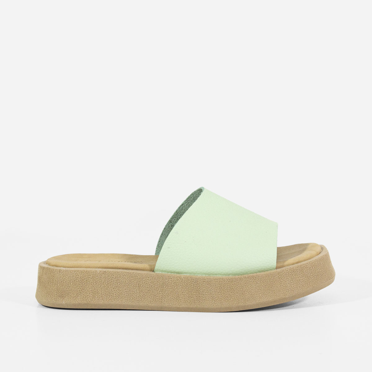 SANDALIAS MUJER MARIBU CUERO MENTA 1006 - 2