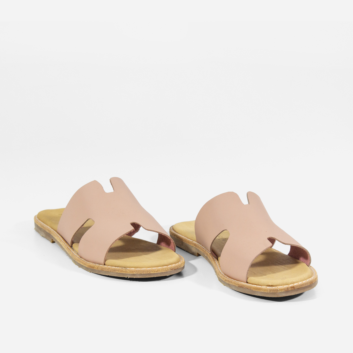 SANDALIAS MUJER MARIBU CUERO NUDE 1008 - 3