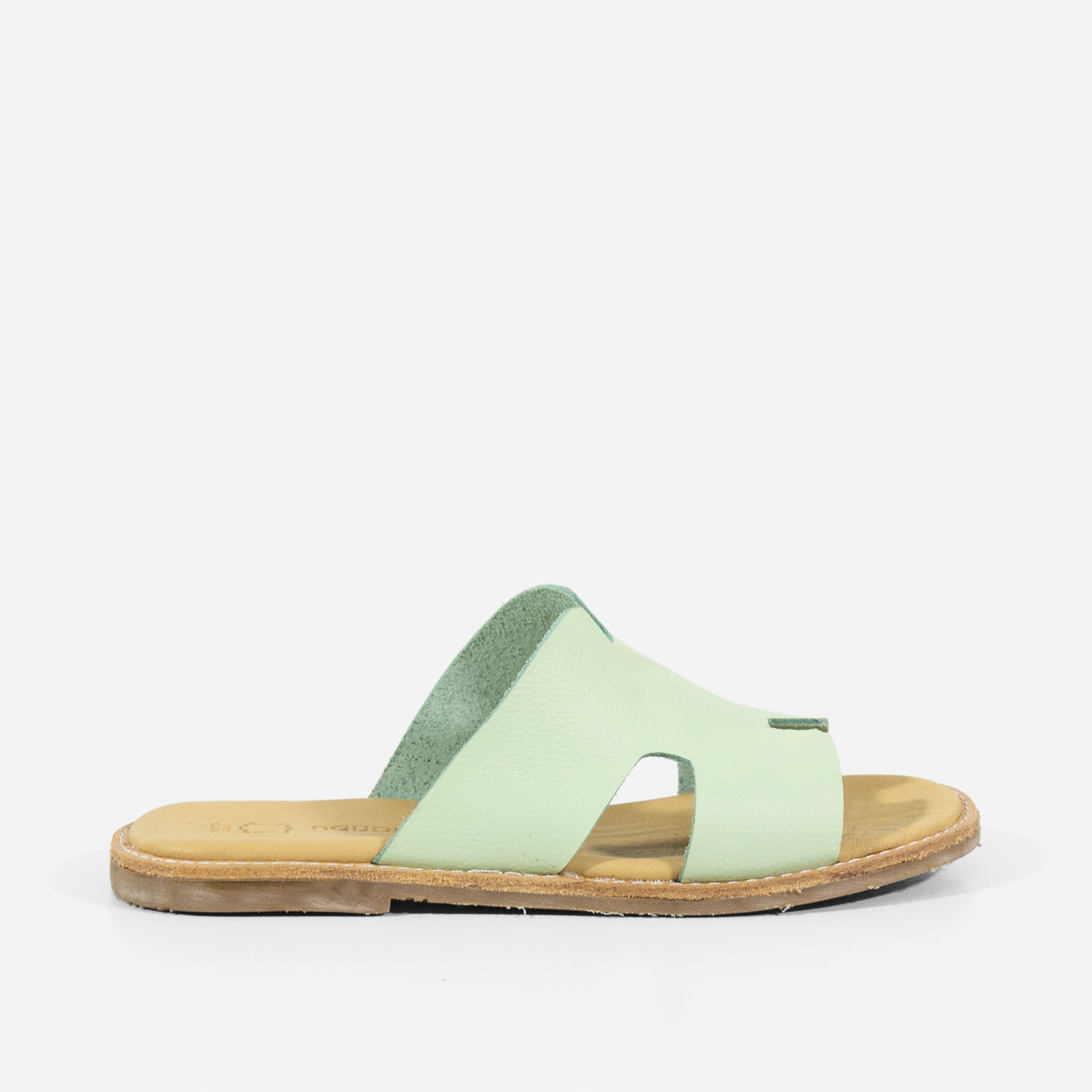 SANDALIAS MUJER MARIBU CUERO MENTA 1008 - 1