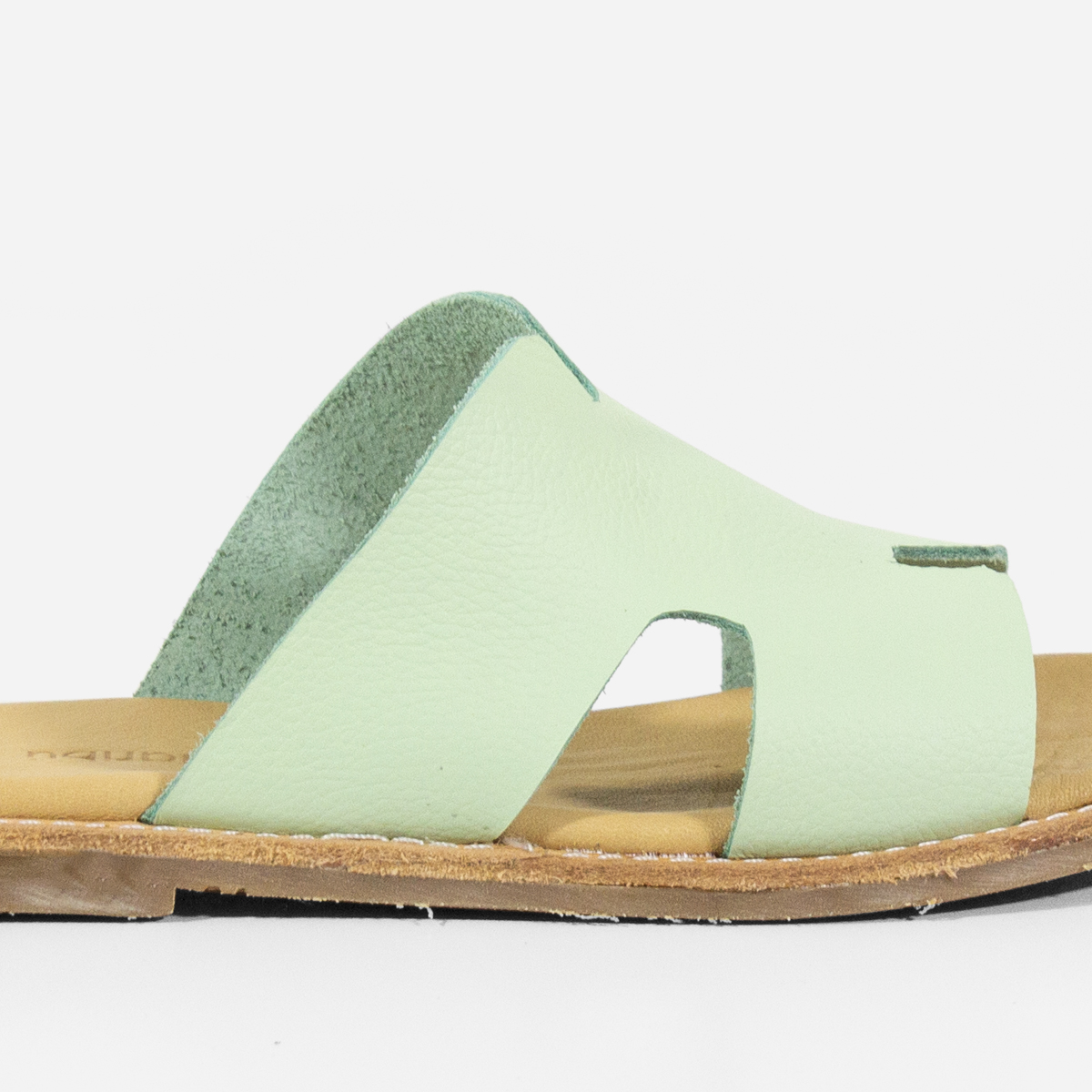 SANDALIAS MUJER MARIBU CUERO MENTA 1008 - 5