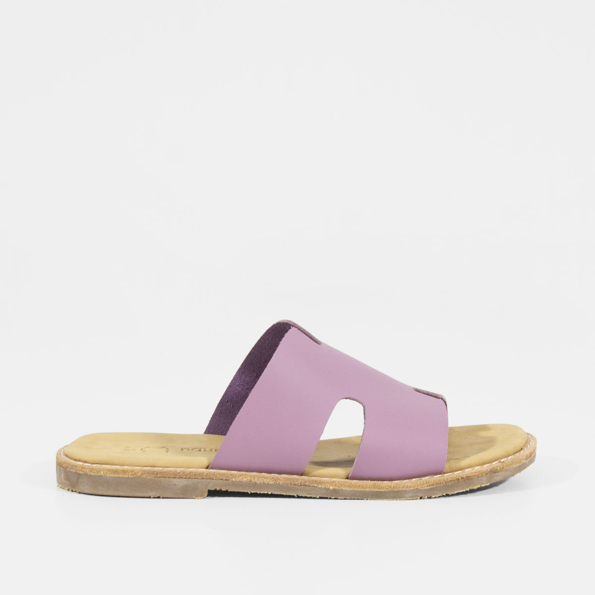 SANDALIAS MUJER MARIBU CUERO LILA 1008 - 1