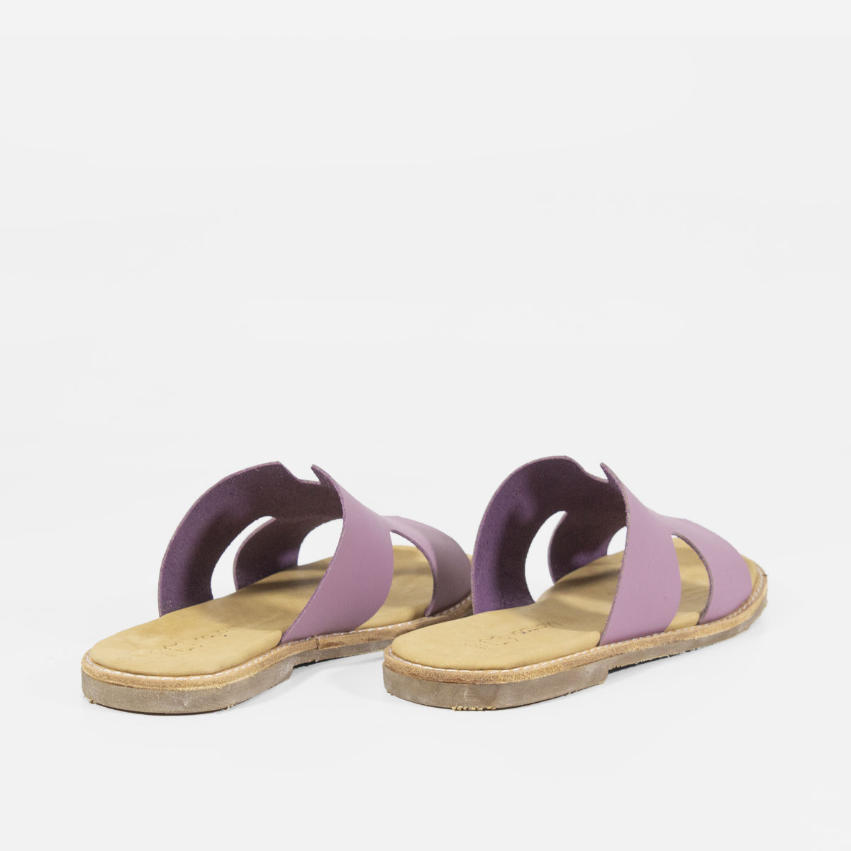 SANDALIAS MUJER MARIBU CUERO LILA 1008 - 4
