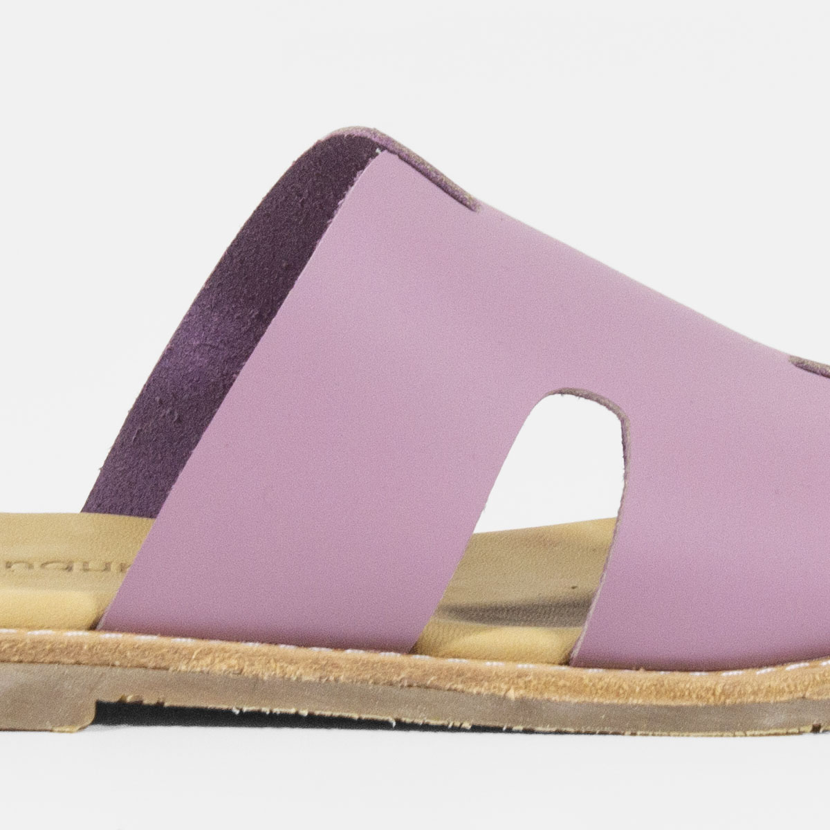 SANDALIAS MUJER MARIBU CUERO LILA 1008 - 5