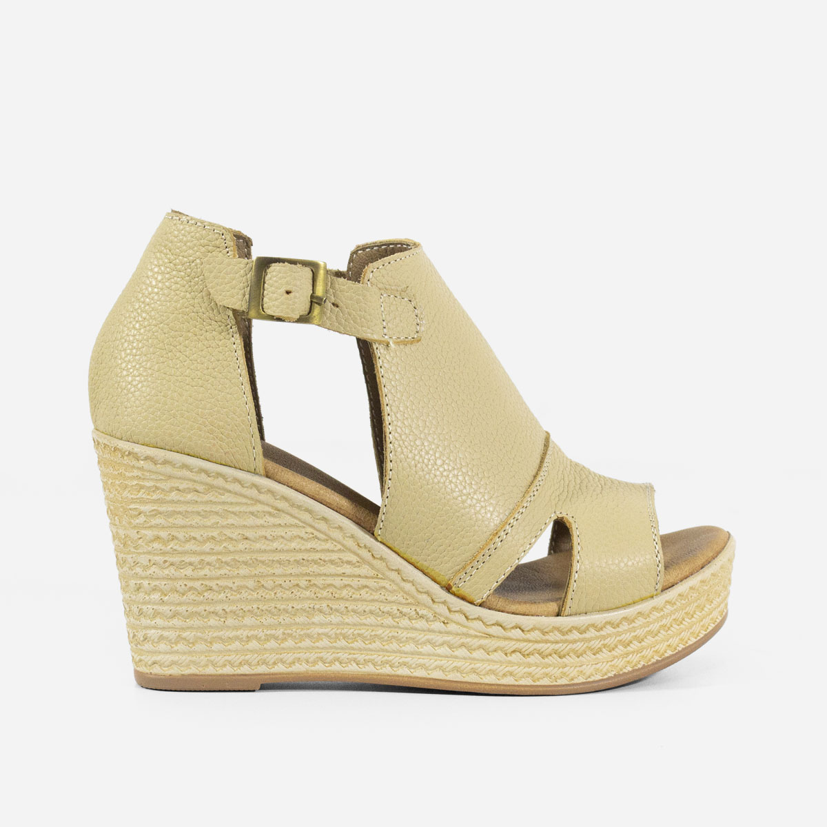 SANDALIAS MUJER MARIBU CUERO NATURAL 431 - 2