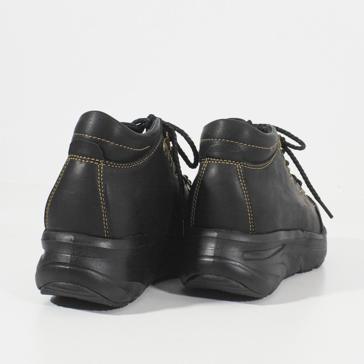 BOTINES MUJER MARIBU CUERO NEGRO 1059 - 3