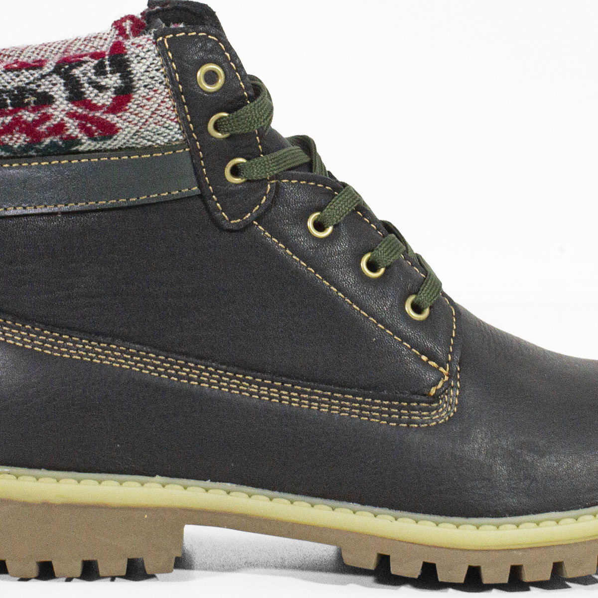 BOTINES MUJER MARIBU CUERO NEGRO 889 - 4