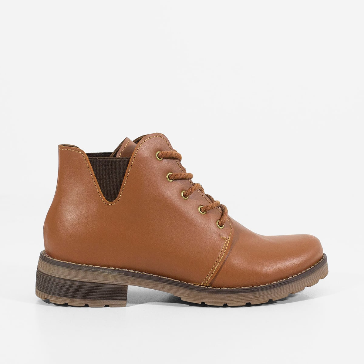 BOTINES MUJER MARIBU CUERO MIEL 868 - 1