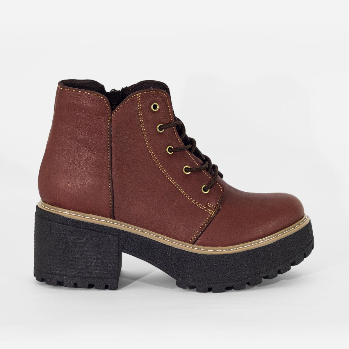BOTINES MUJER MARIBU CUERO APACHE 867 - 1