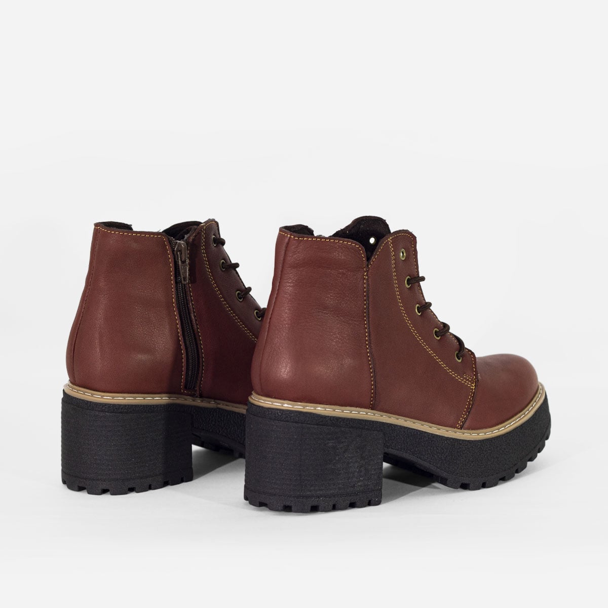 BOTINES MUJER MARIBU CUERO APACHE 867 - 3