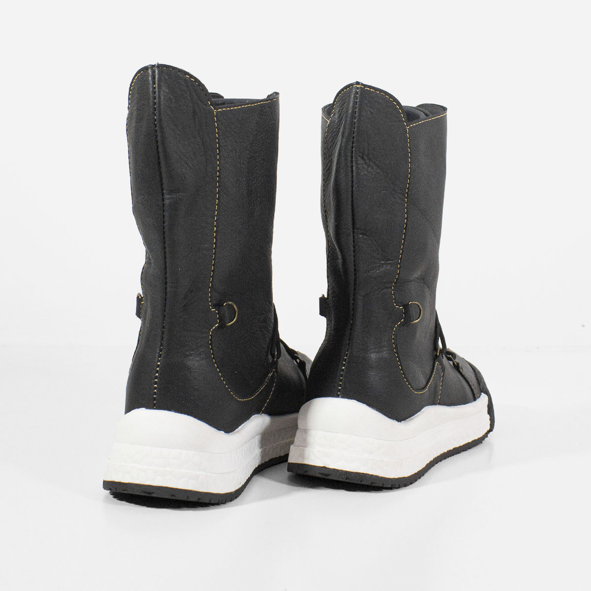 BOTINES MUJER MARIBU CUERO NEGRO 223 - 3