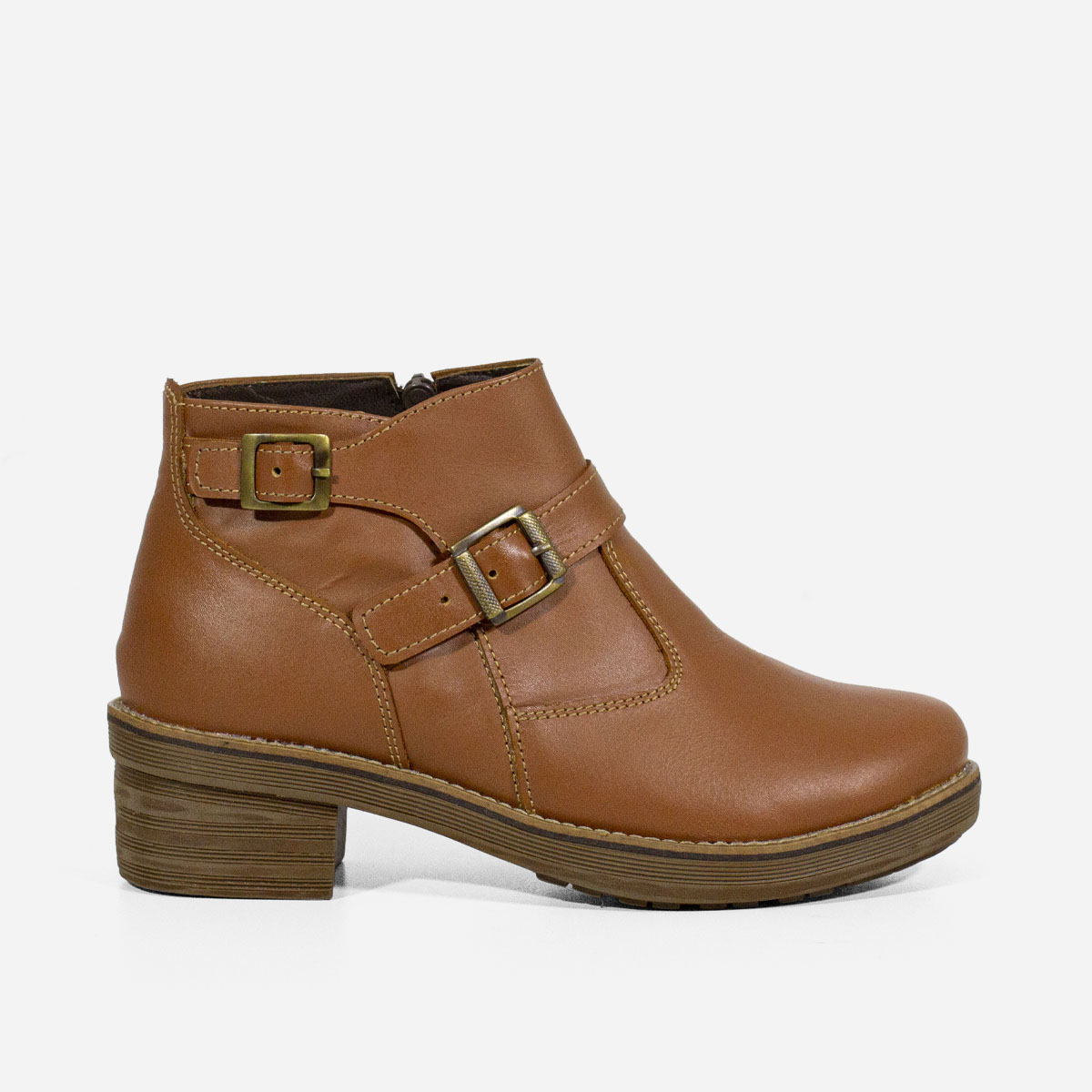 BOTINES MUJER MARIBU CUERO MIEL 797 - 1