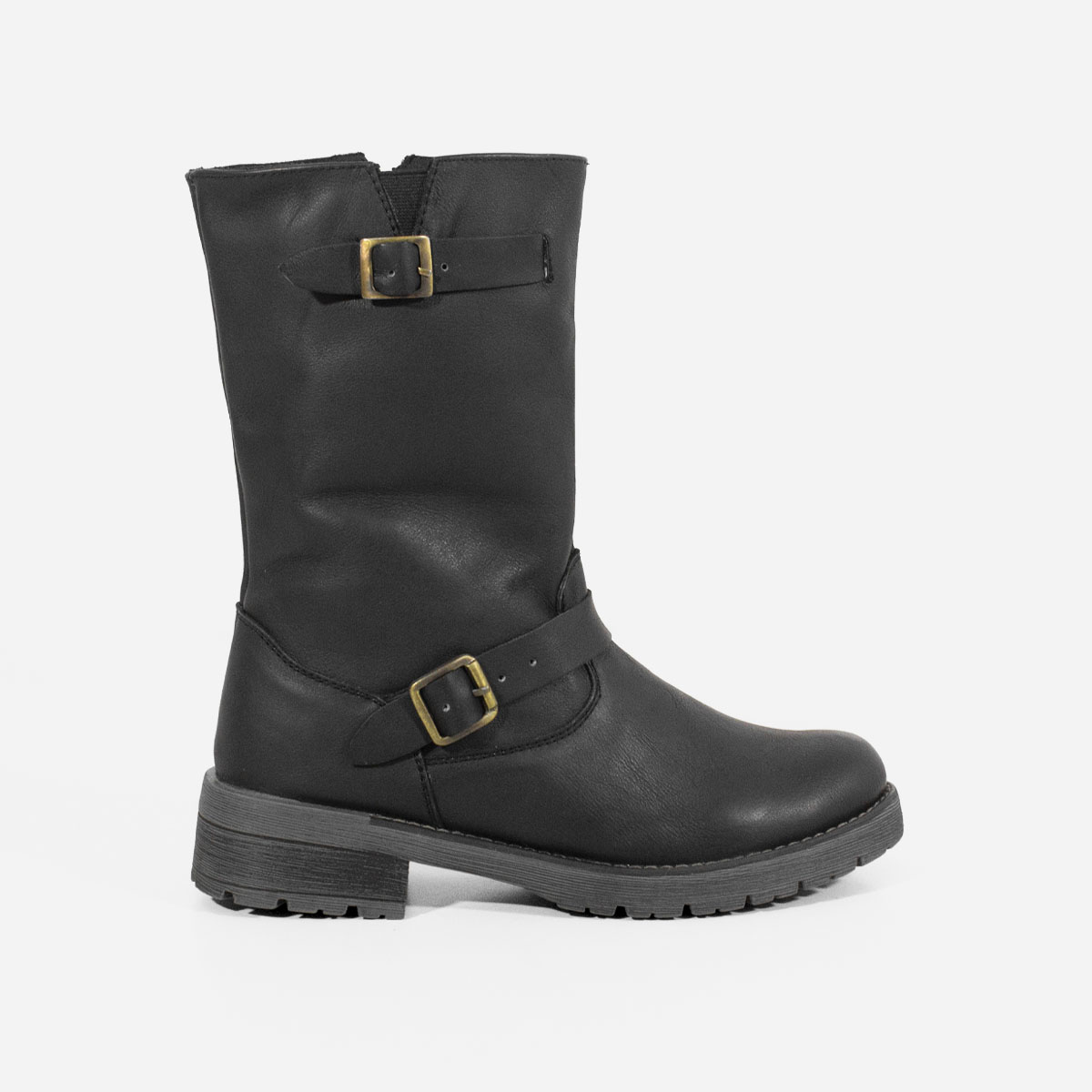 BOTAS MUJER MARIBU CUERO NEGRO 466 - 1