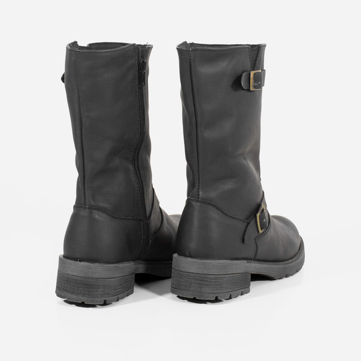 BOTAS MUJER MARIBU CUERO NEGRO 466 - 3