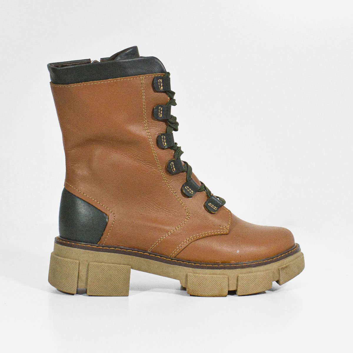 BOTINES MUJER MARIBU CUERO MIEL 561 - 1
