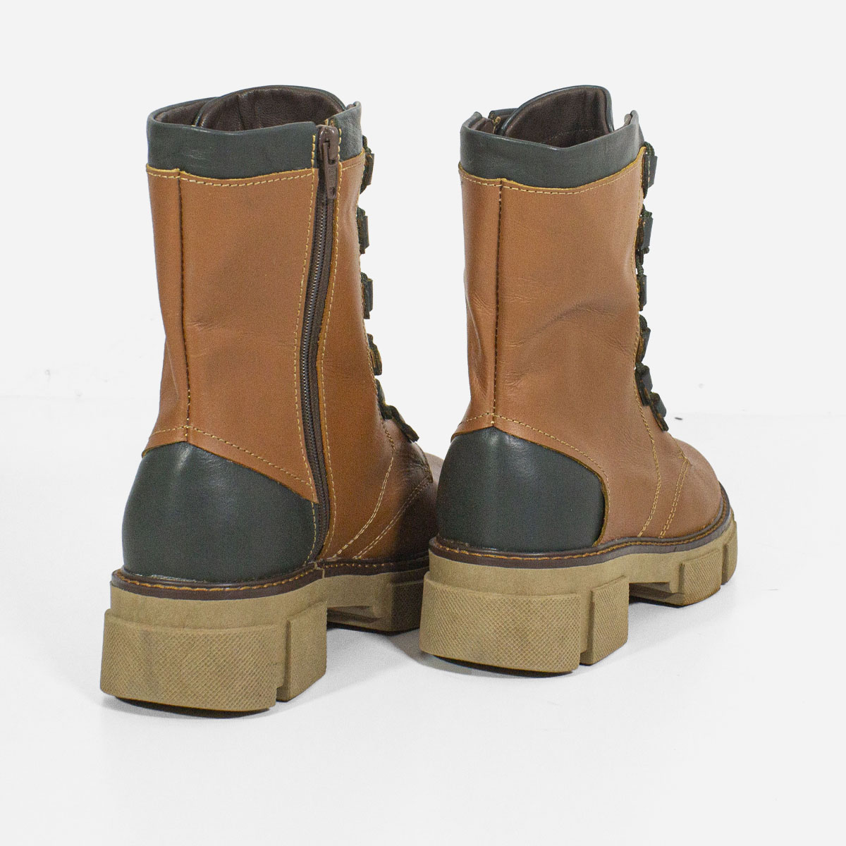 BOTINES MUJER MARIBU CUERO MIEL 561 - 3