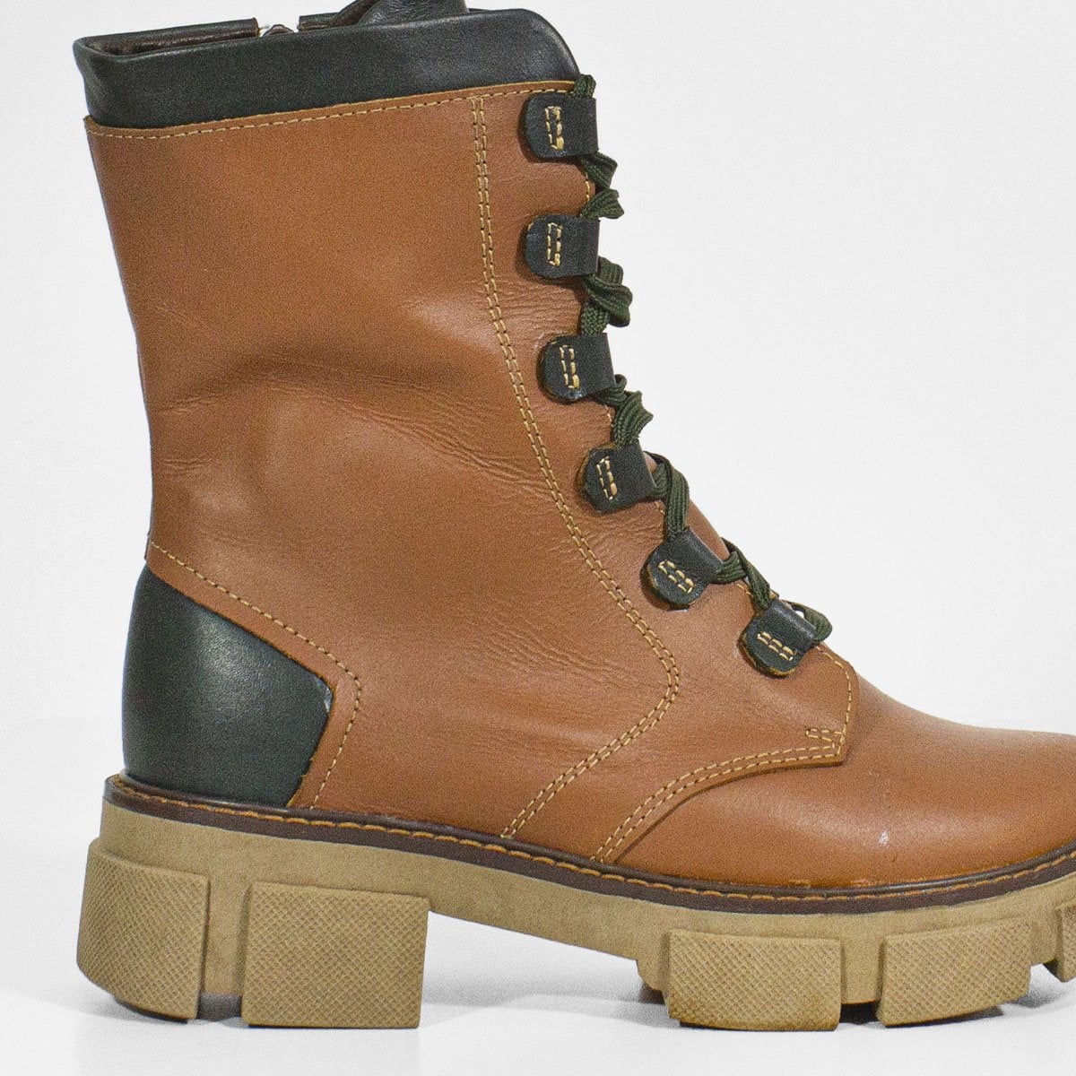 BOTINES MUJER MARIBU CUERO MIEL 561 - 4
