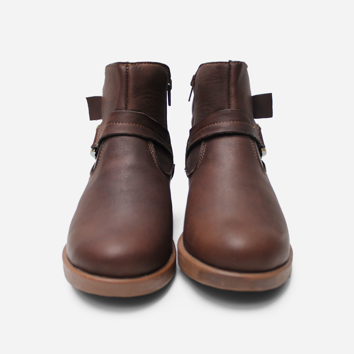 BOTINES MUJER MARIBU CUERO MARRÓN 818 - 3