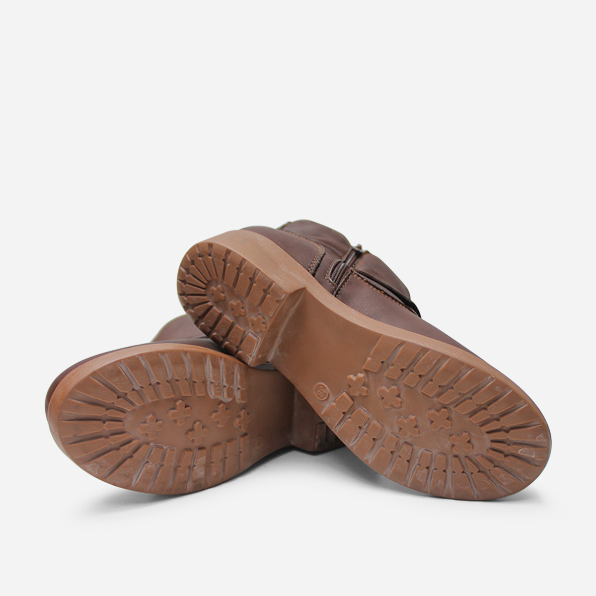BOTINES MUJER MARIBU CUERO MARRÓN 818 - 5