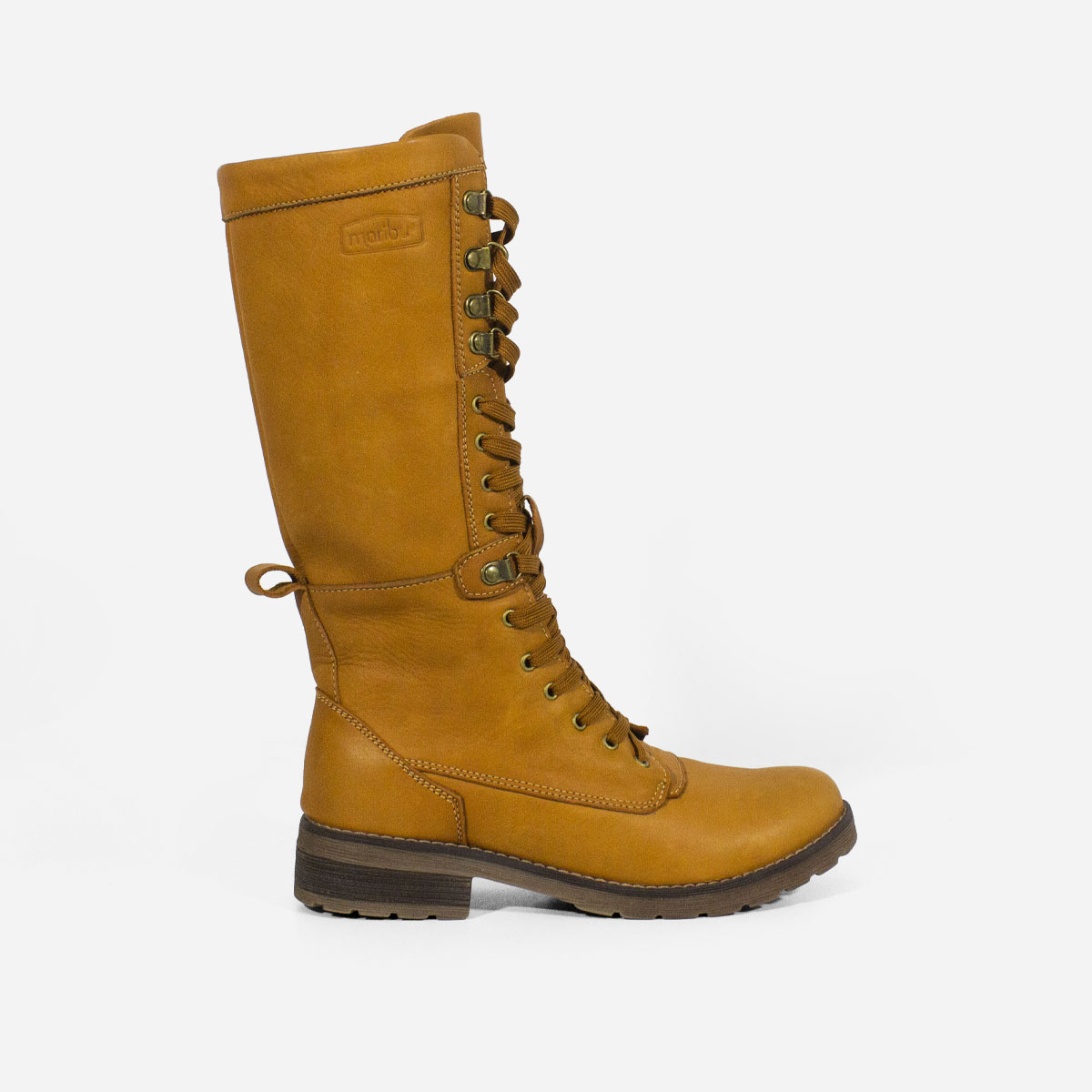 BOTAS MUJER MARIBU CUERO MIEL 1068 - 1