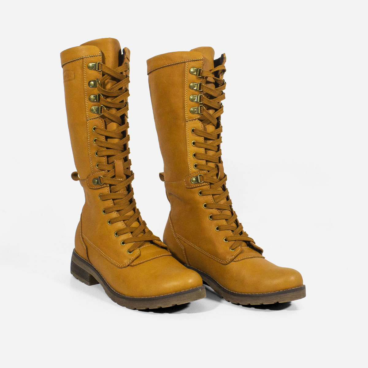 BOTAS MUJER MARIBU CUERO MIEL 1068 - 2