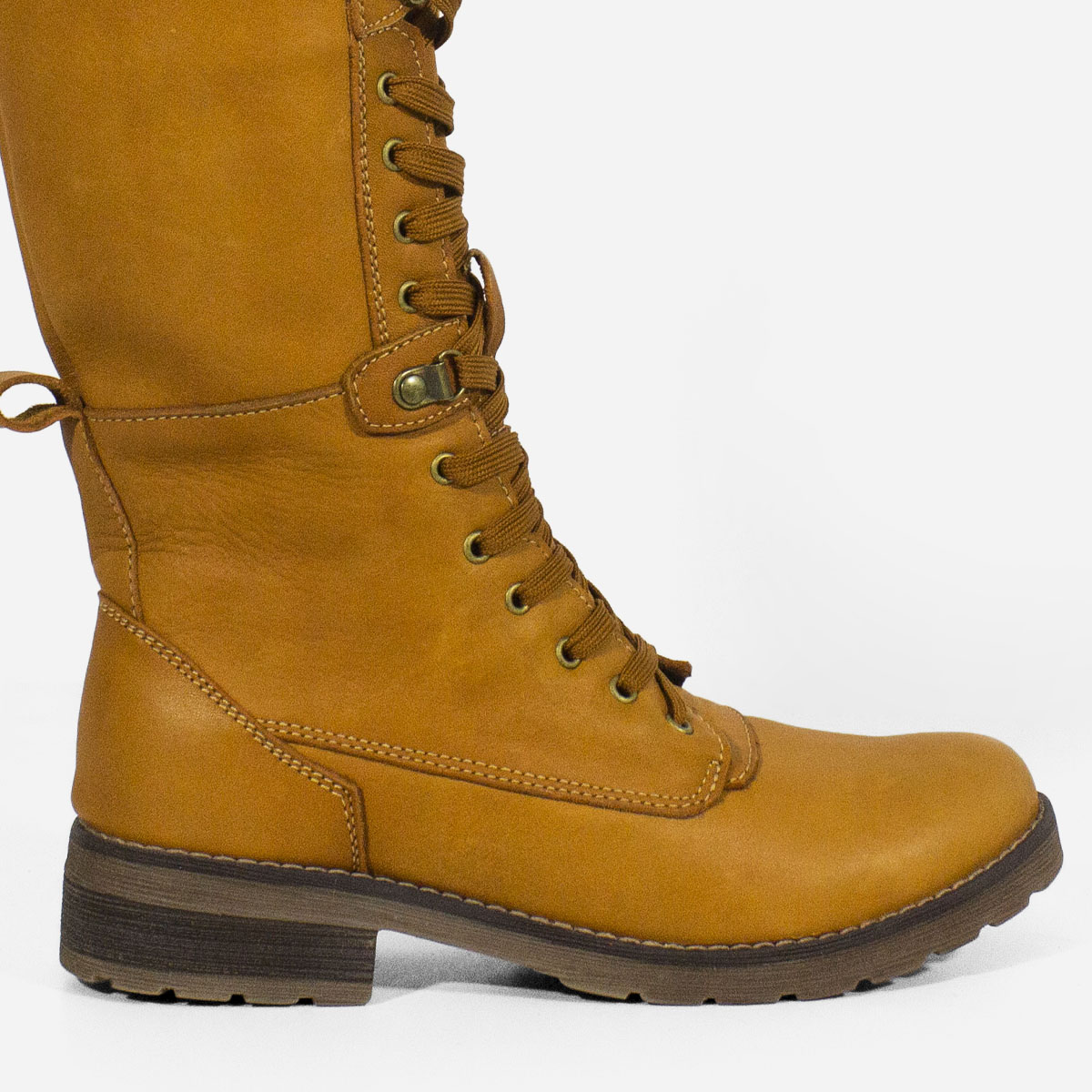 BOTAS MUJER MARIBU CUERO MIEL 1068 - 5