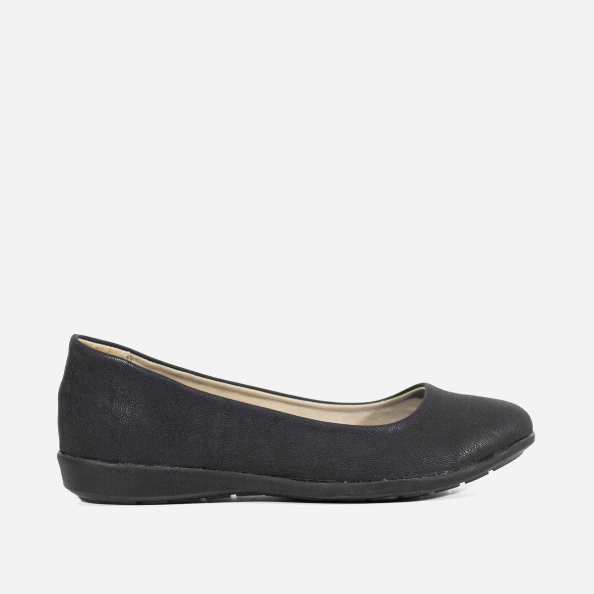 BALLERINAS MUJER MARIBU CUERO NEGRO 481 - 1