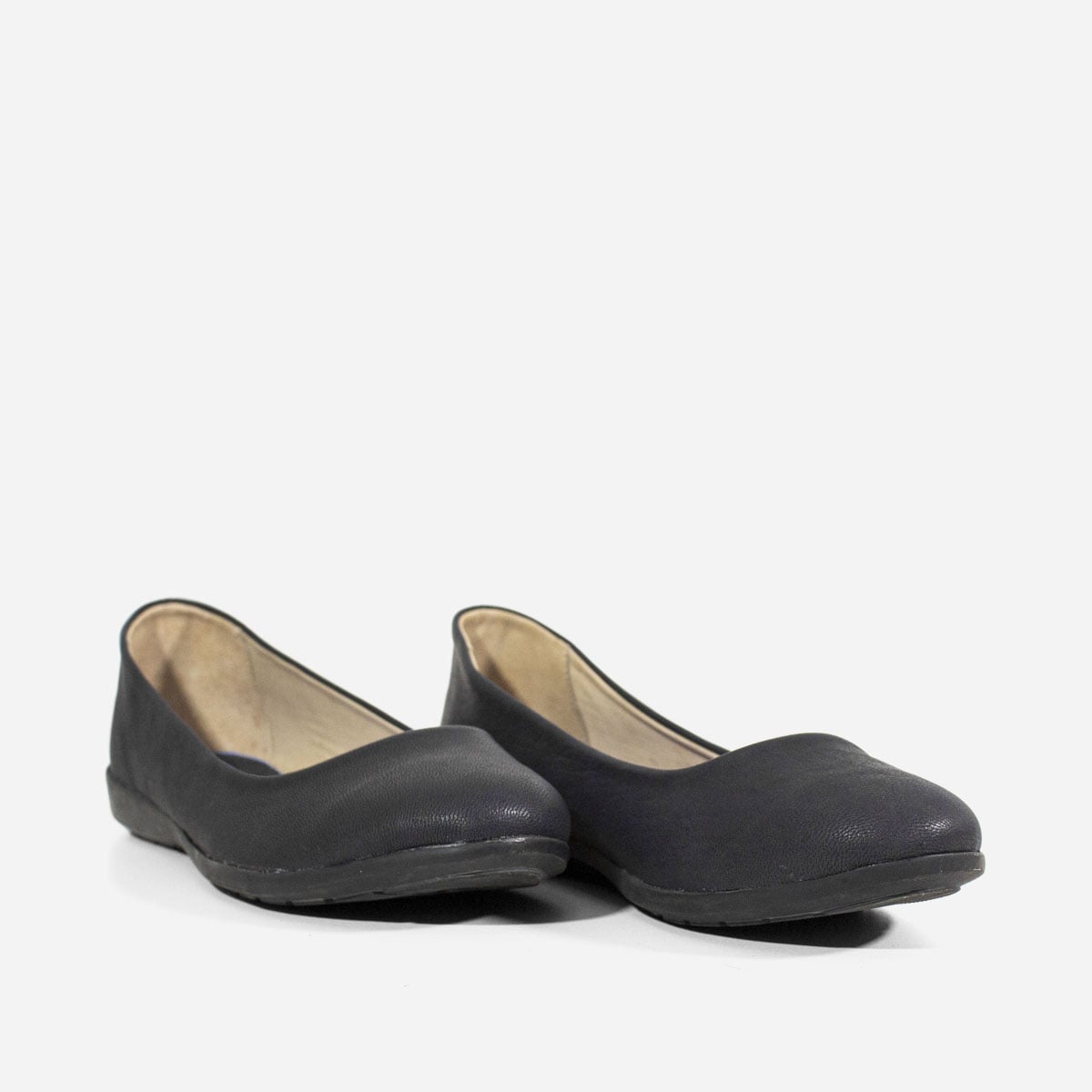 BALLERINAS MUJER MARIBU CUERO NEGRO 481 - 2