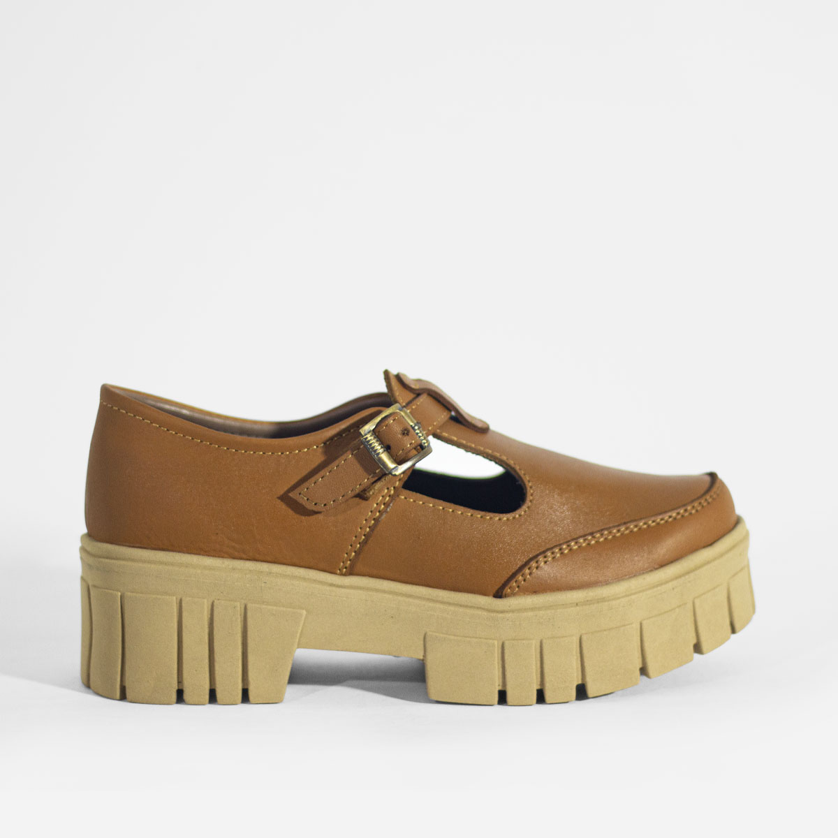 ZAPATOS CASUALES MUJER MARIBU CUERO MIEL 605 - 1