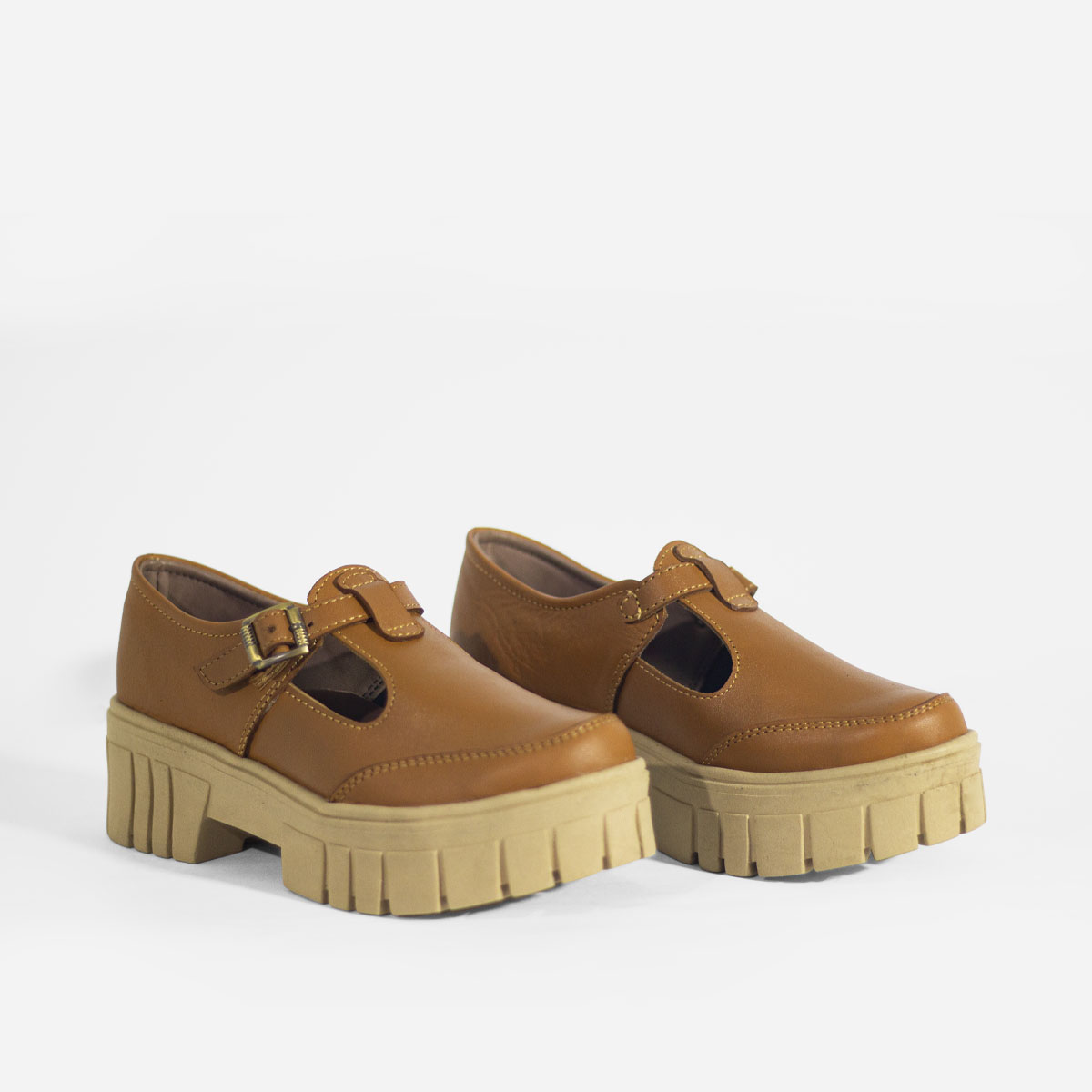 ZAPATOS CASUALES MUJER MARIBU CUERO MIEL 605 - 2