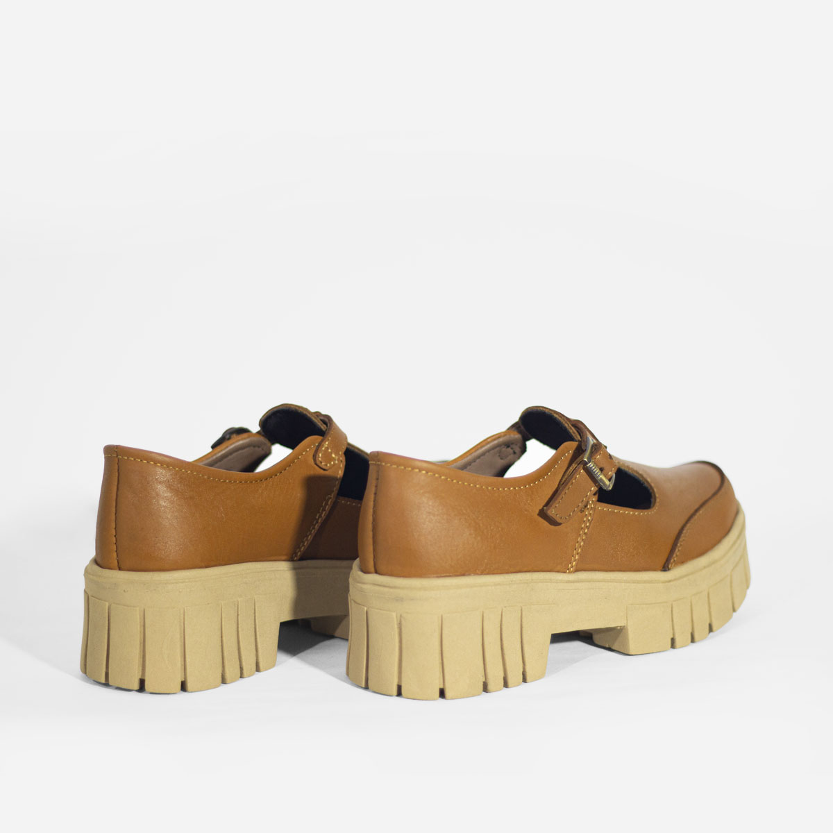 ZAPATOS CASUALES MUJER MARIBU CUERO MIEL 605 - 3