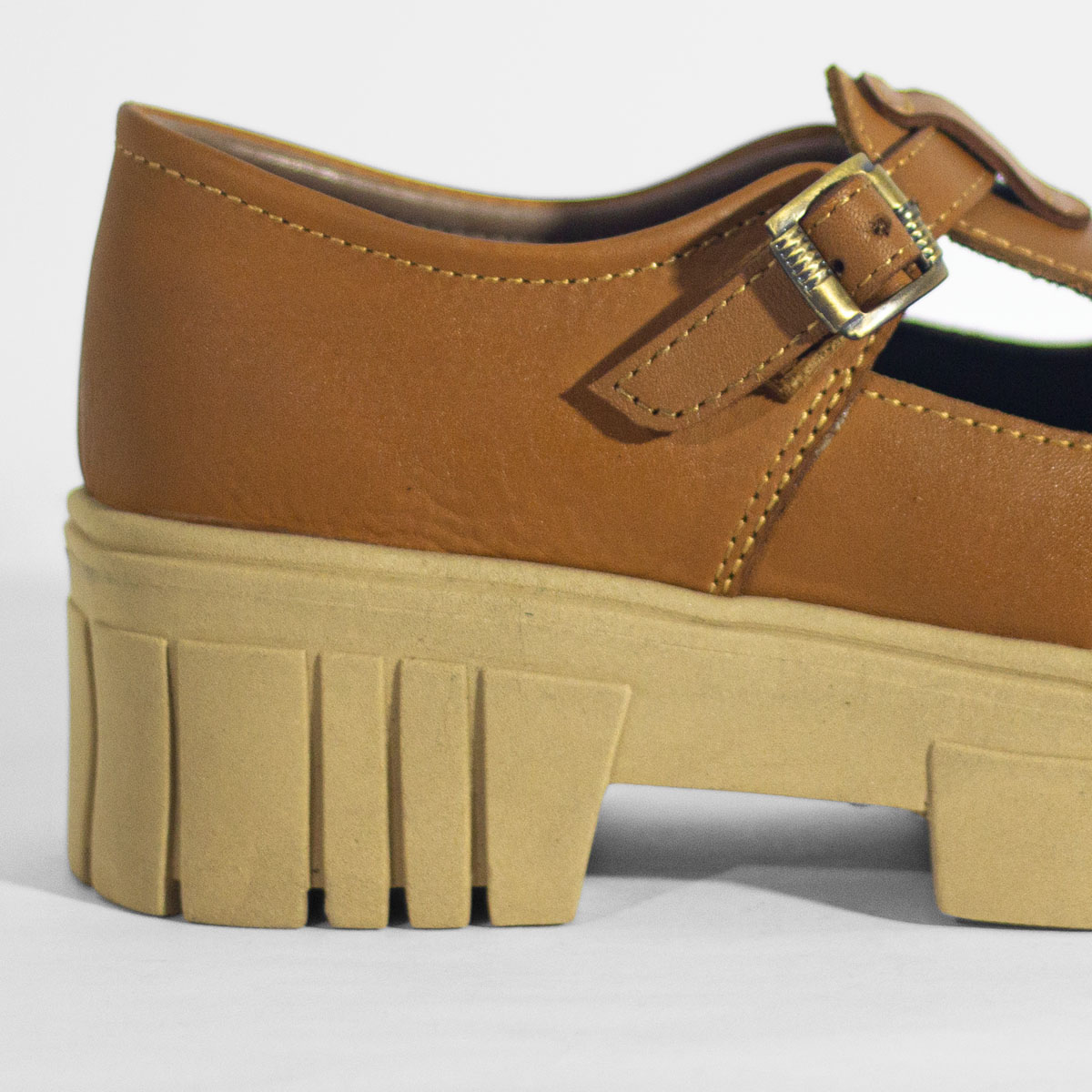 ZAPATOS CASUALES MUJER MARIBU CUERO MIEL 605 - 4