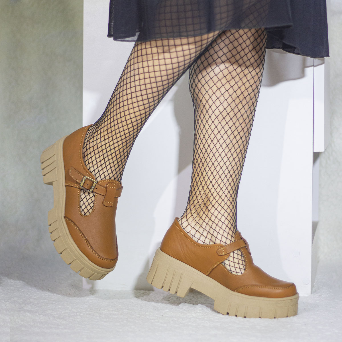 ZAPATOS CASUALES MUJER MARIBU CUERO MIEL 605 - 5