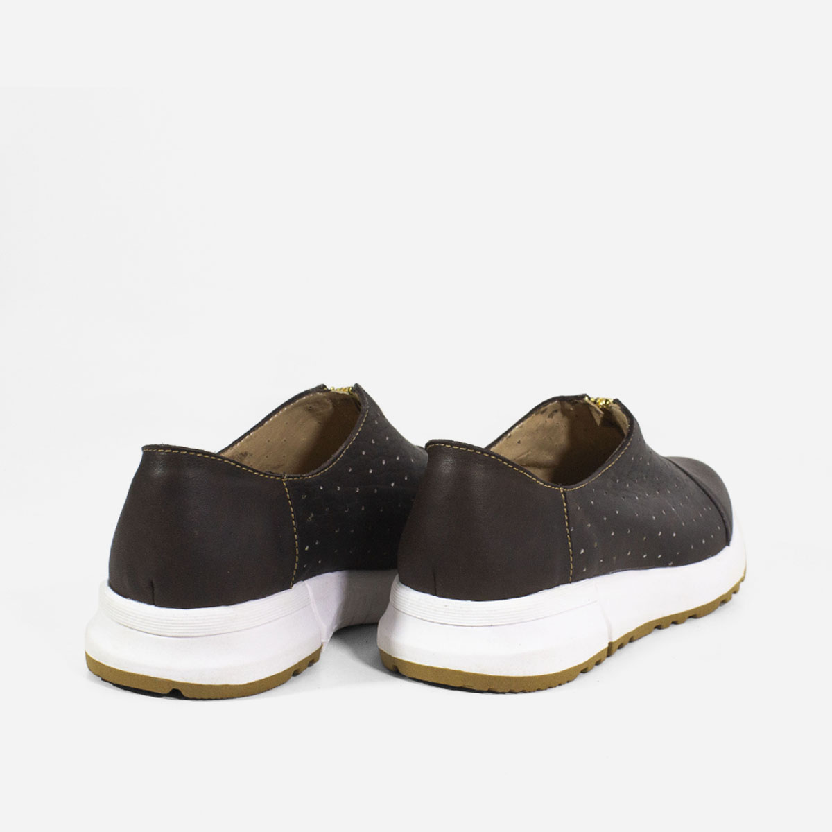 MOCASINES MUJER MARIBU CUERO MARRÓN 685 - 3