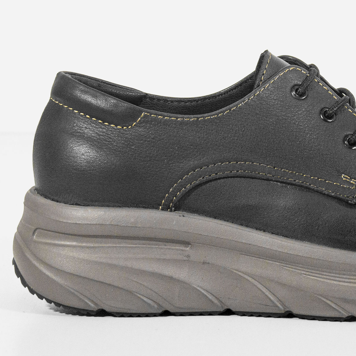 ZAPATOS CASUALES MUJER MARIBU CUERO NEGRO 759 - EVA - 4