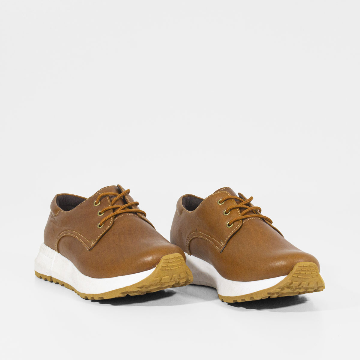 ZAPATOS CASUALES MUJER MARIBU CUERO MIEL 759 - EXP - 2