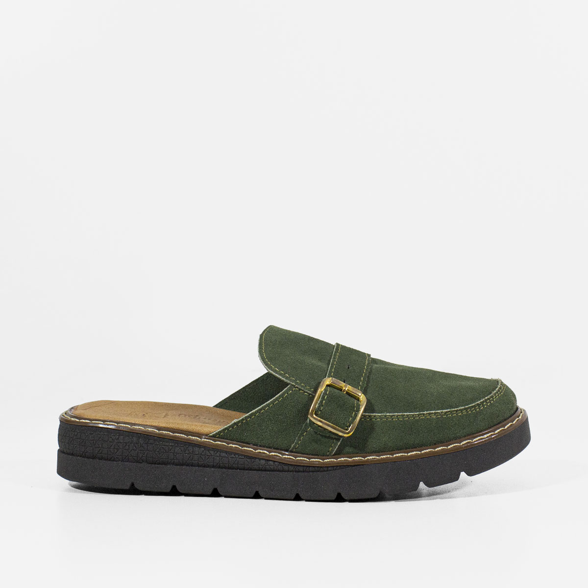 ZAPATOS CASUALES MUJER MARIBU CUERO VERDE 852 - 1