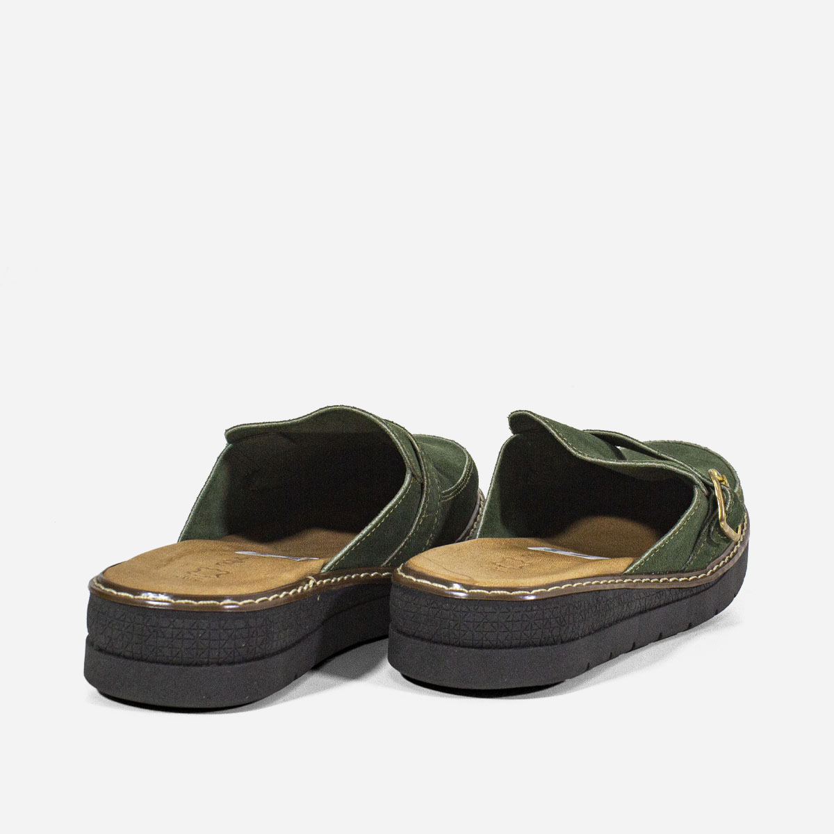 ZAPATOS CASUALES MUJER MARIBU CUERO VERDE 852 - 3