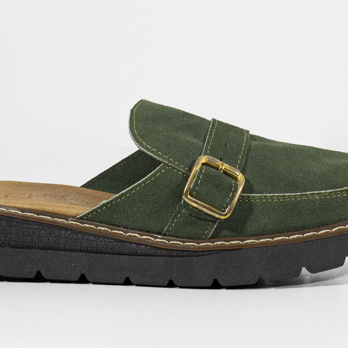 ZAPATOS CASUALES MUJER MARIBU CUERO VERDE 852 - 4